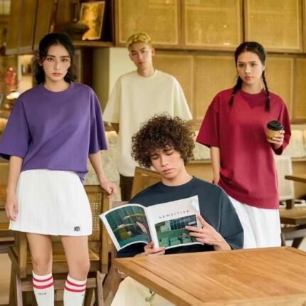 240g Cool & Smooth Streetwear Drop Shoulder Crew Neck