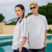 240g Contrast Trim Streetwear Drop Shoulder Crew Neck — изображение 2