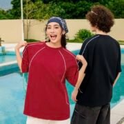 240g Contrast Trim Streetwear Drop Shoulder Crew Neck — изображение 3