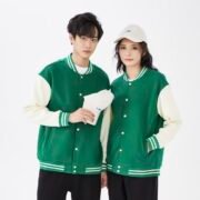 Streetwear Drop Shoulder Baseball Jacket — изображение 2