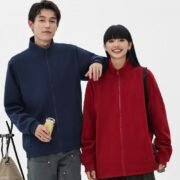 380g Retro Trendy Cotton Stand Collar Zip Jacket — изображение 3