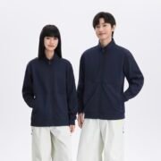 360g Retro Cotton Future-Inspired Stand Collar Jacket – Bild 3