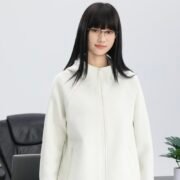 400g Five-Layer Interlock Liquid Cotton Streetwear Raglan Sleeve Zip-Up Jacket — изображение 2