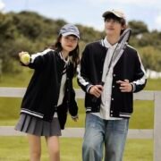 380g Double-Sided Streetwear Casual Baseball Jacket