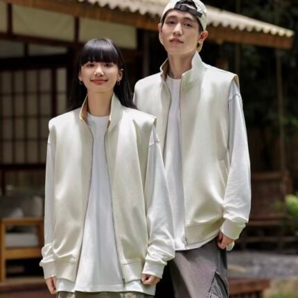 380g Retro Trendy Cotton Casual Vest