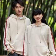 380g Heavy Fleece Drop Shoulder Tape Pullover Hoodie