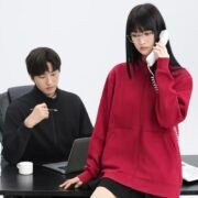 360g Retro Cotton Future-Inspired Stand Collar Jacket – Bild 4