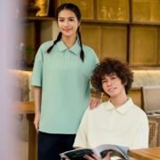 Solid Color Streetwear Drop Shoulder Casual Polo — изображение 2