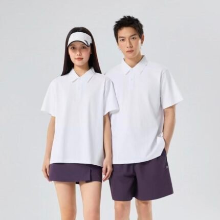 Sorona® Solid Color Fashion Brand Spread Collar Polo Shirt (7A Antibacterial, 230GSM)