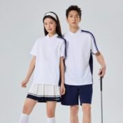 50s Color Block Half Zip Stand Collar T-shirt - Ảnh 2