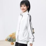 American Stand Collar Zip Sports Jacket (300G) - Ảnh 2