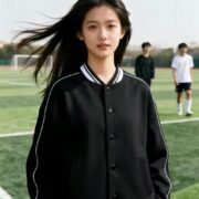 Vintage Cotton Baseball Jacket (300G) - immagine 3