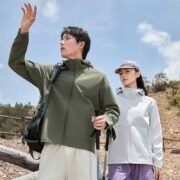 75D T800 Waterproof & Breathable Mesh Hooded Single-Layer Jacket – Bild 4